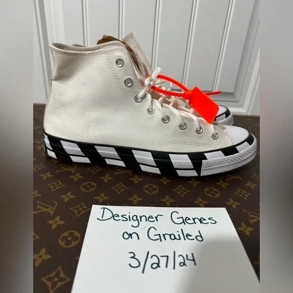 Off-White x Converse Chuck Taylor All-Star 70S High Top - EUC - COA Included - Picture 6 of 16